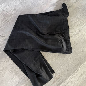 Brooks Brothers 36 Black Gray Checkered Dress Pants 36 x 32